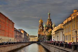 Fluss in St. Petersburg