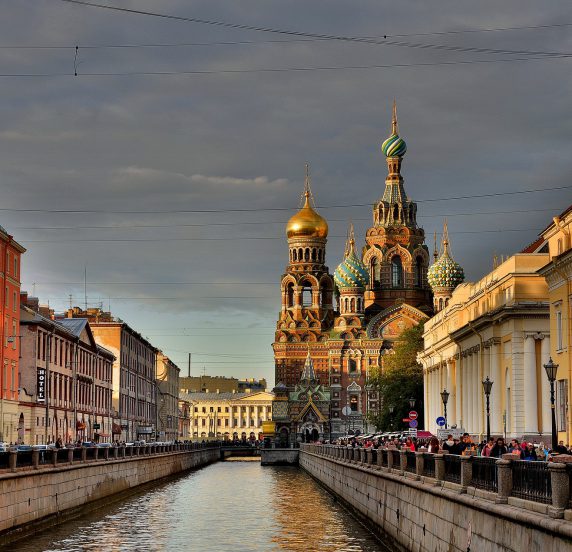 Fluss in St. Petersburg
